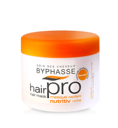 Dầu hấp dành cho tóc khô và hư tổn  BYPHASSE HAIR MASK HAIRPRO NUTRITIV RICHE