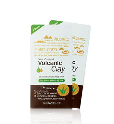 Mặt nạ TheFaceShop Volcanic Clay Black Head Aloe Nose Strip