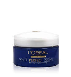 Kem dưỡng trắng da ban đêm Loreal White Perfect Whitening Night Cream