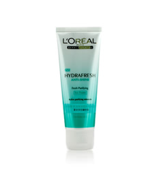 Gel rửa mặt giữ ẩm dành cho da nhờn và da hổn hợp Loreal Hydrafresh Instant Freshness Foaming gel