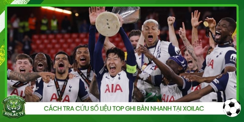 Cách tra cứu số liệu top ghi bàn nhanh tại Xoilac