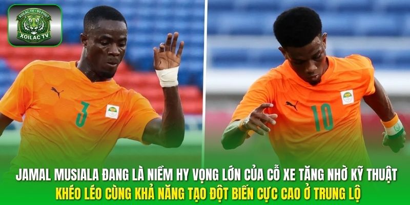 Jamal Musiala đang là niềm hy vọng lớn của cỗ xe tăng nhờ kỹ thuật khéo léo cùng khả năng tạo đột biến cực cao ở trung lộ. 